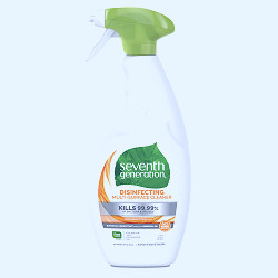 Amazon.com: Seventh Generation Disinfecting Bathroom Cleaner, Lemongrass  Citrus Disinfectant Spray, 26 Fl Oz : Health & Household